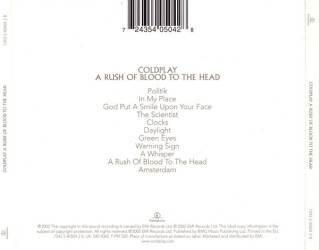 A Rush Of Blood To The Head 7243 5 40504 2 8 2