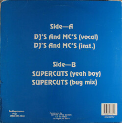 DJ's And MC's / Supercuts (Yeah Boy) DMSR-00776 2