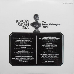 Echoes Of An Era: The Dinah Washington Years RE-104 2
