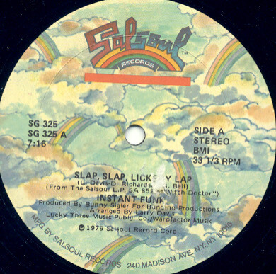 Slap, Slap, Lickedy Lap SG 325