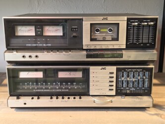JVC Stereo Cassette Deck KD-S201 / JVC DC-Integrated Reciever JB-S201 00 73 1600