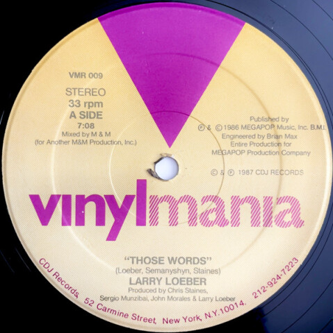 Those Words VMR 009