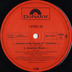Heaven In My Hands (U.S. Remix) 887 778-1 4