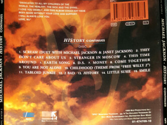 HIStory - Past, Present And Future - Book I EPC 47409 1 2