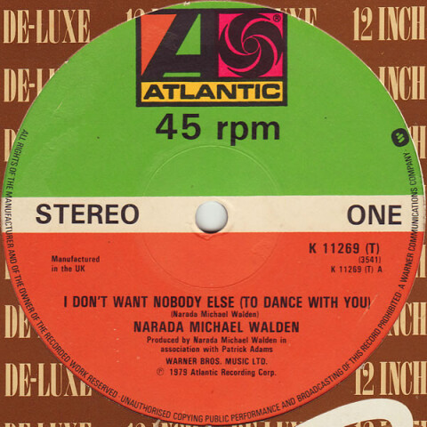 I Don't Want Nobody Else (To Dance With You) K 11269 (T)