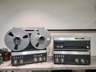 Set - A77 MKII Recorder - A78 Stereo amplifier - A76 Tuner - Compleet geserviced 51278