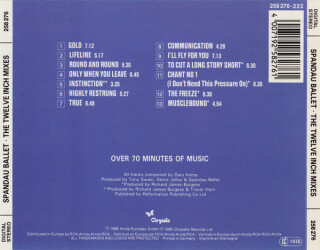 The Twelve Inch Mixes 258 276 2
