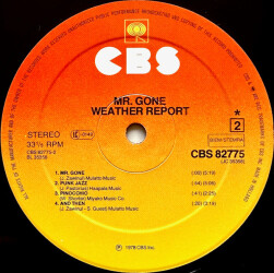 Mr. Gone CBS 82775 4